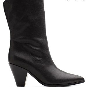 NEW Paige Landyn Pointed Toe Black Boot, Size 7.5